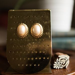 Vintage Pearl Earrings